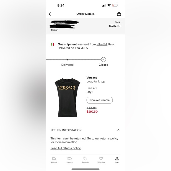 Versace Logo Top, IT 40, US 4-6 - Picture 7 of 7